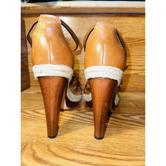 Coach Wooden Platform Heels - Picture 4 of 8